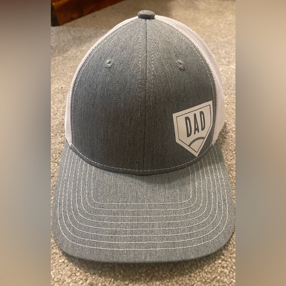 Source Unknown Gray and White Dad Hat - Picture 1 of 2